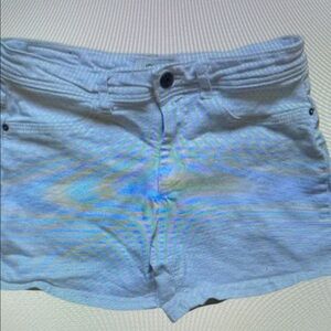 Women's Athletic Shorts in Light Blue